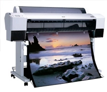 Large format photo printer and scanning services.