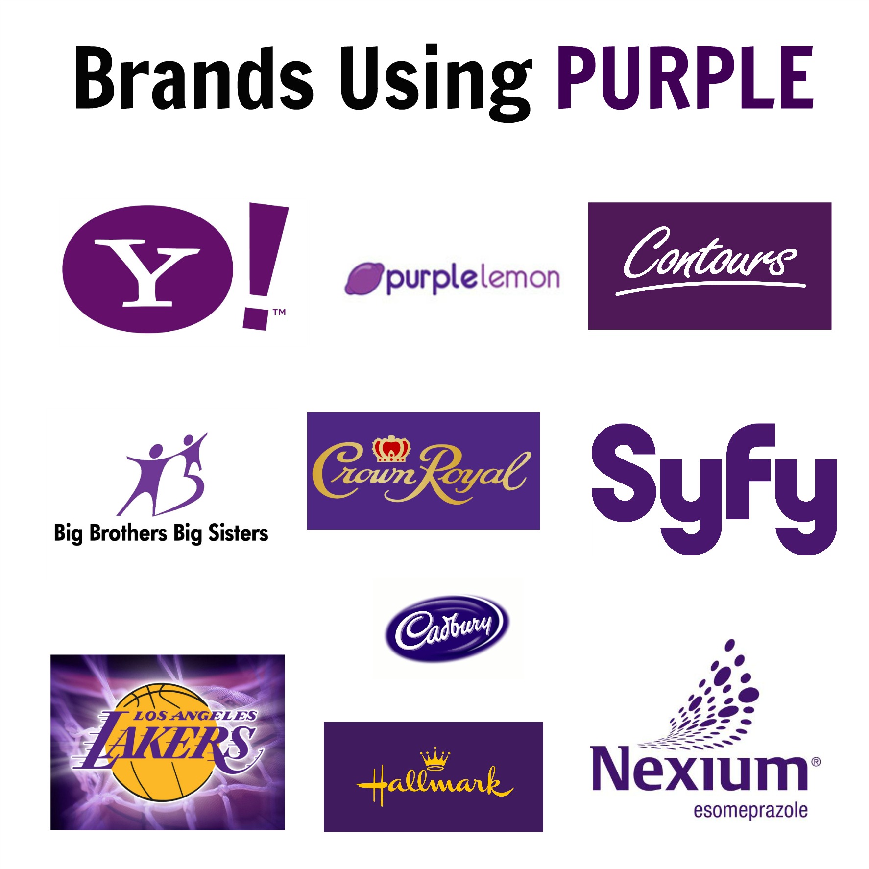 brands using purple