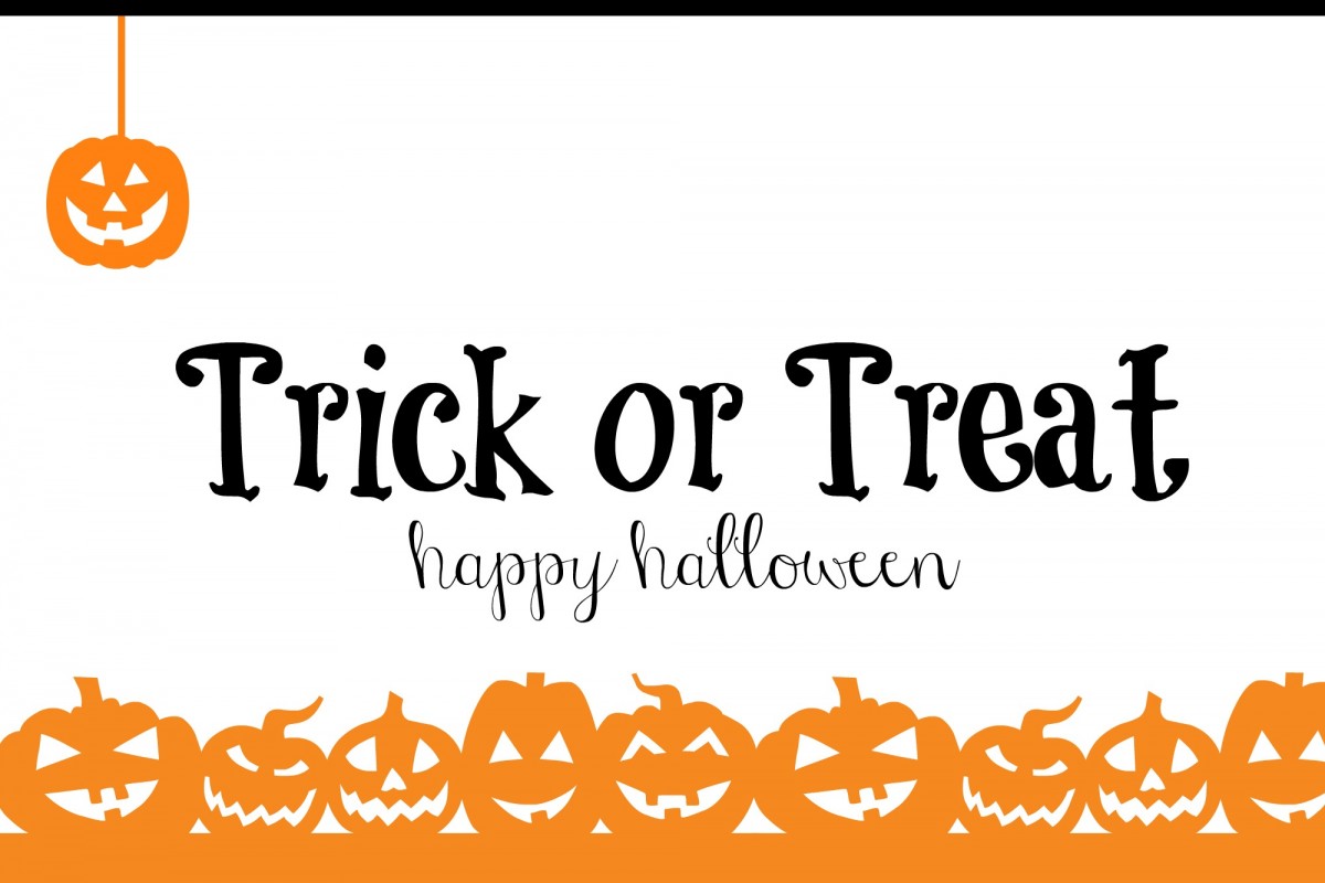 Trick or treat Custom Cut out